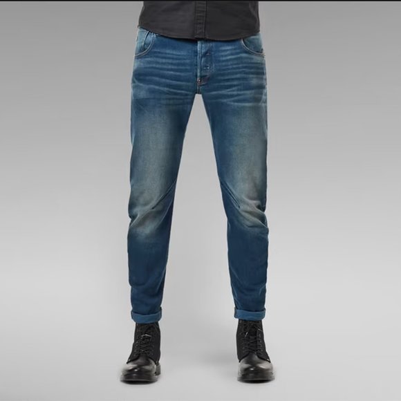 G-STAR RAW Arc 3D Slim Medium Blue Jeans 33x32 Great Condition - Picture 1 of 10
